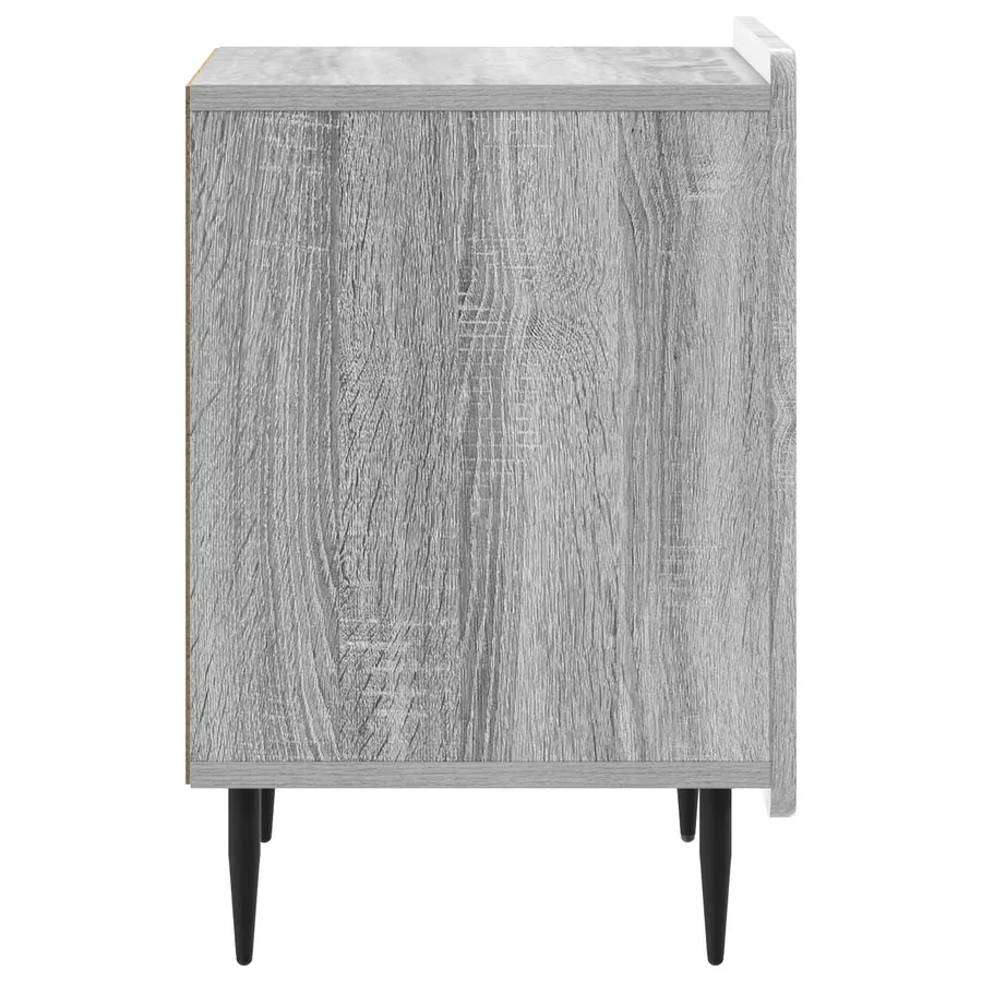 Cabinet de chevet Sonoma gris 43 x 34,5 x 52 cm - 6