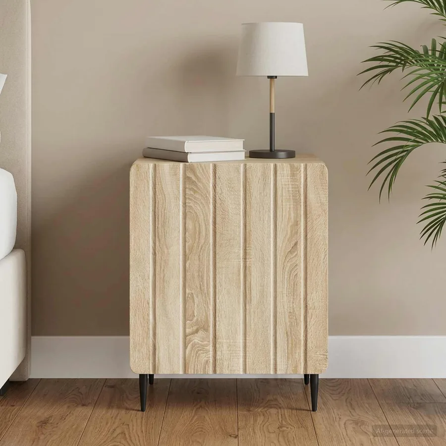 Cabinet de chevet Chêne Sonoma 43 x 34,5 x 52 cm