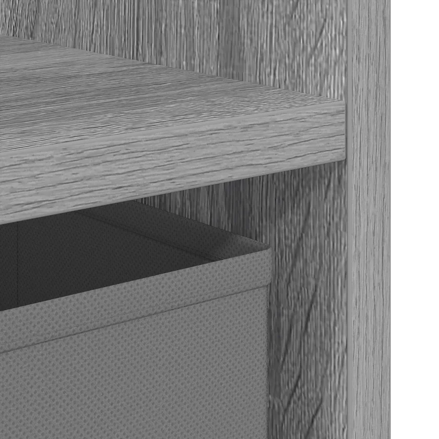Table de chevet 2 pcs Gris Sonoma 35 x 32 x 68,5 cm - 10