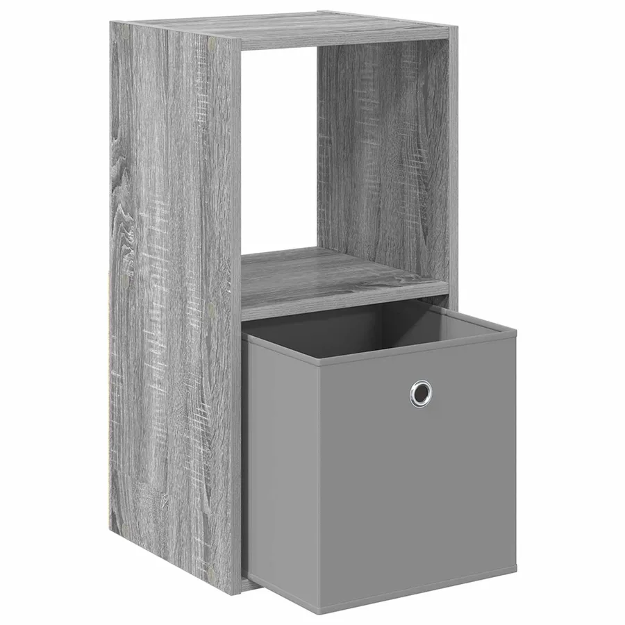 Table de chevet 2 pcs Gris Sonoma 35 x 32 x 68,5 cm - 5