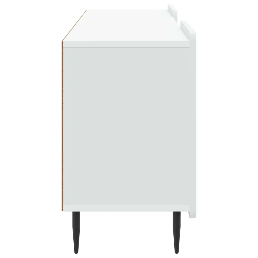 Meuble TV Blanc 150 x 31 x 52 cm Bois d'ingénierie - 7