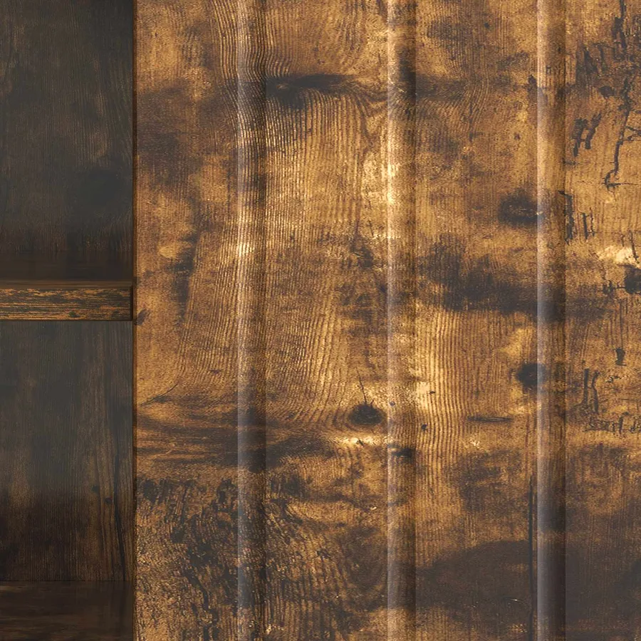 Meuble TV Chêne fumé 150 x 31 x 52 cm Bois d'ingénierie - 10