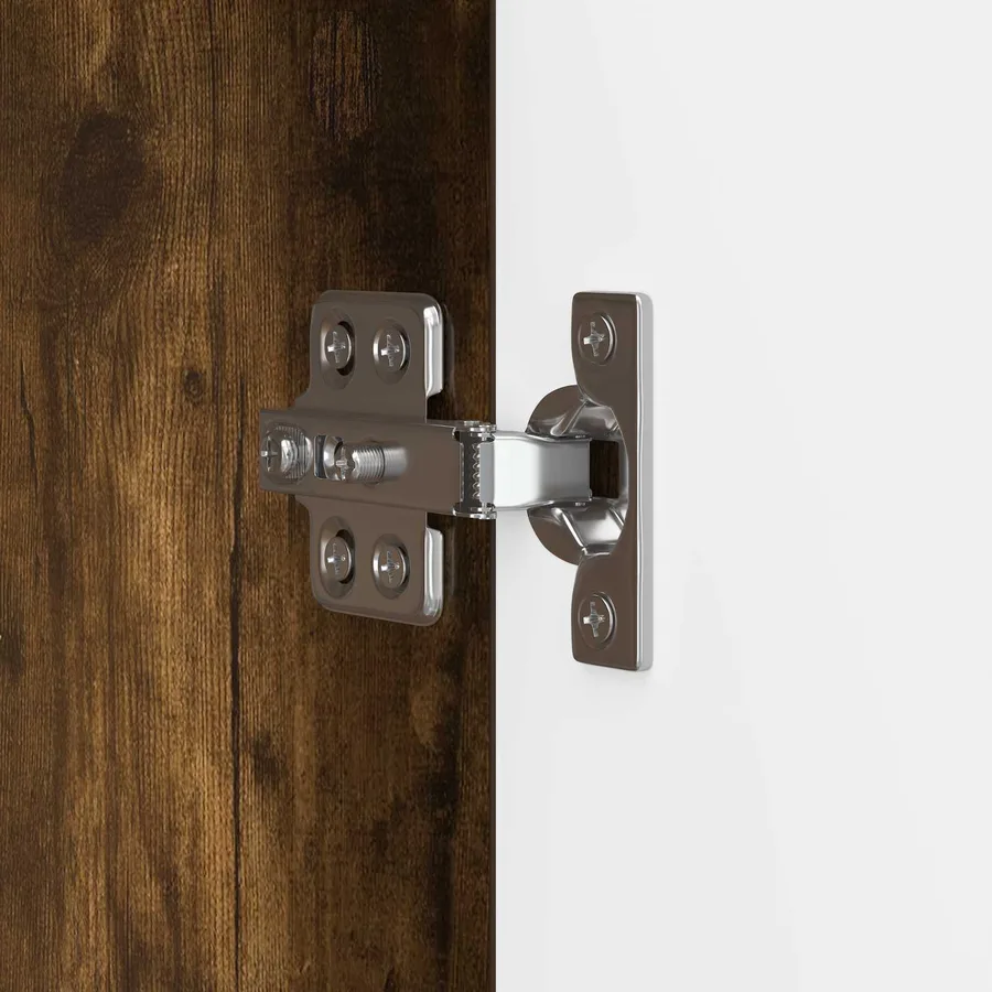 Meuble TV Chêne fumé 150 x 31 x 52 cm Bois d'ingénierie - 9