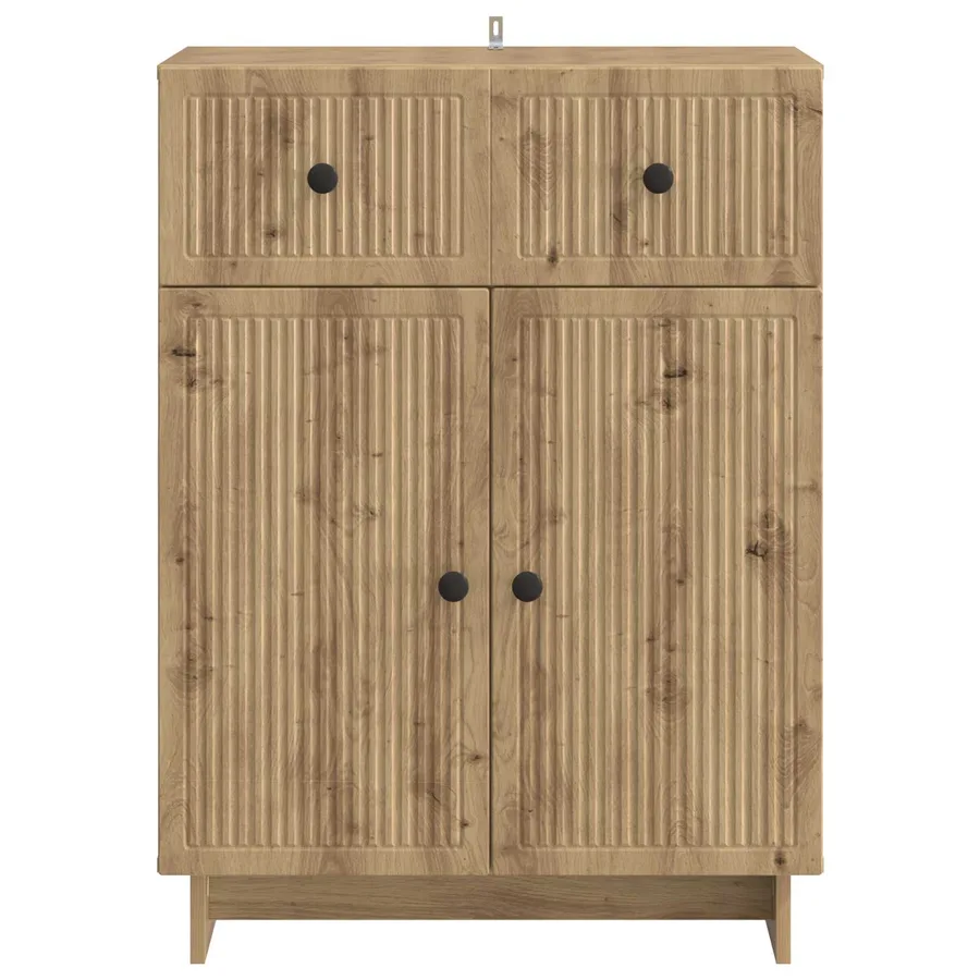 Buffet Chêne artisanal 66 x 34,5 x 90 cm Bois d'ingénierie - 6