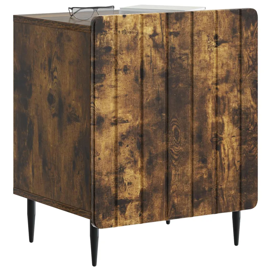 Cabinet de chevet Chêne fumé 43 x 34,5 x 52 cm - 3