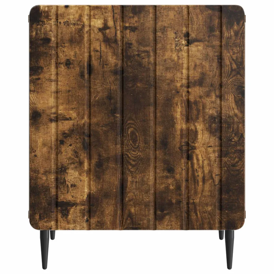 Cabinet de chevet Chêne fumé 43 x 34,5 x 52 cm - 5