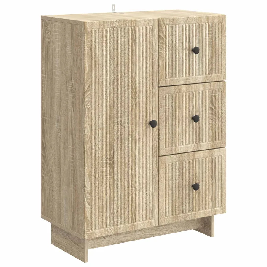 Buffet Chêne Sonoma 66 x 34,5 x 90 cm Bois d'ingénierie - 2