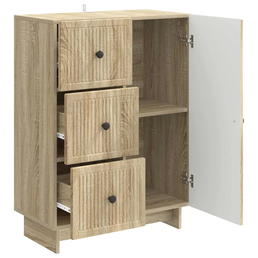 Buffet Chêne Sonoma 66 x 34,5 x 90 cm Bois d'ingénierie - 5