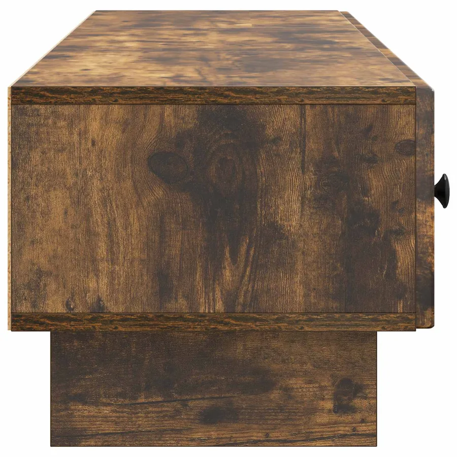 Meuble TV Chêne fumé 147 x 34,5 x 30 cm Bois d'ingénierie - 7