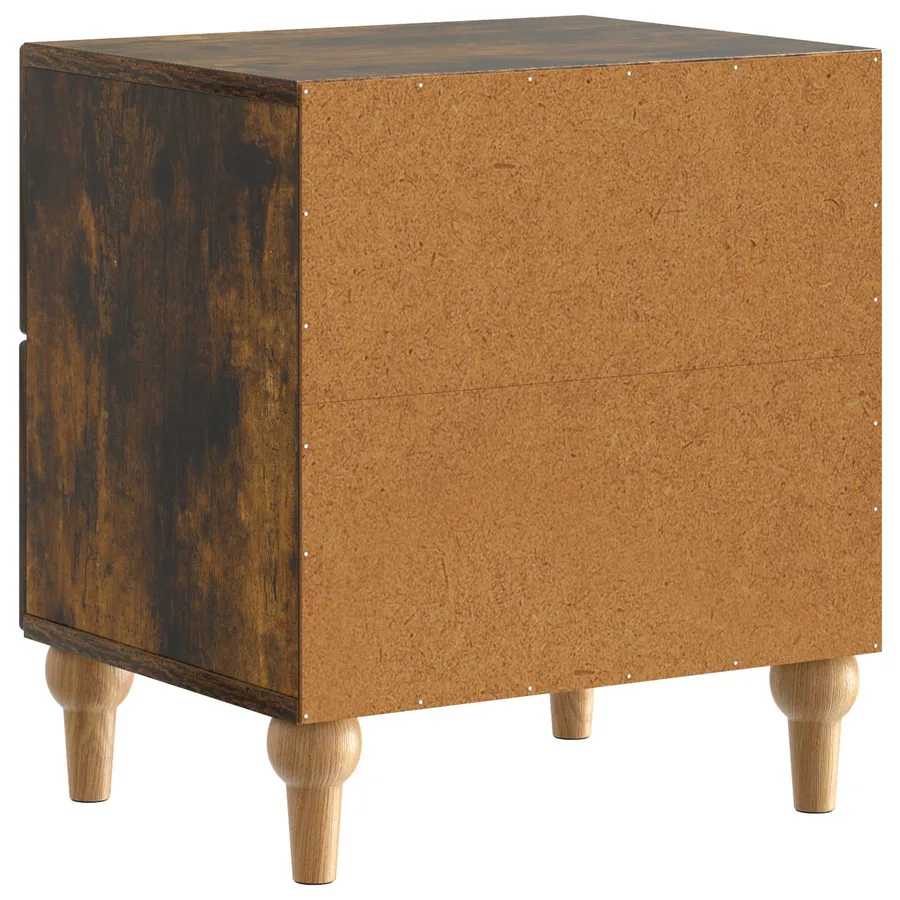 Cabinet de chevet 2 pcs Chêne fumé 43 x 34,5 x 48 cm - 9