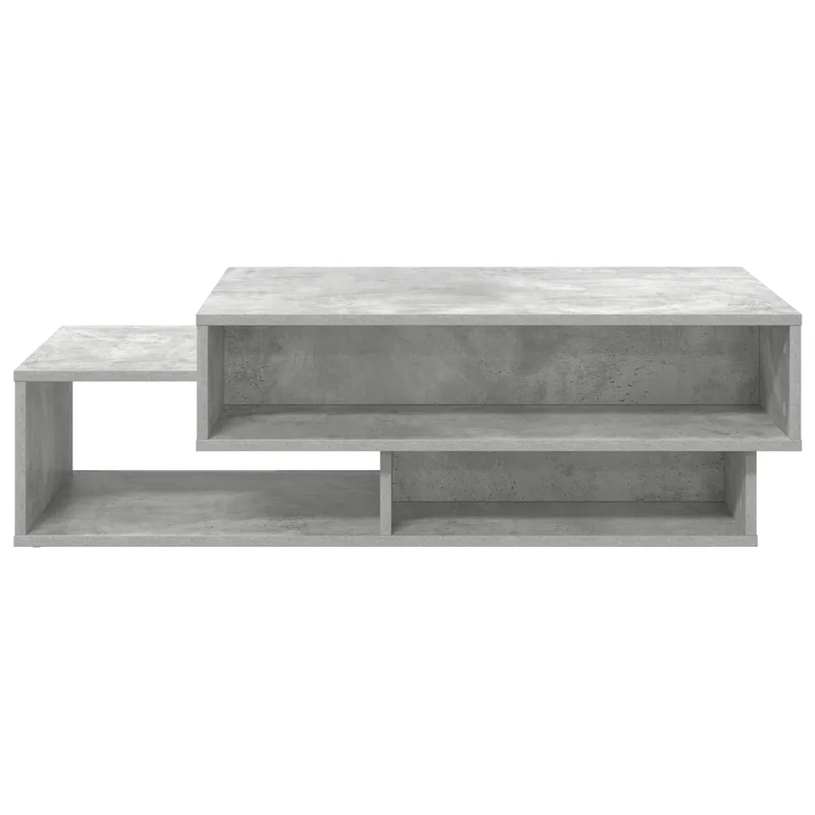 Table basse Gris béton 105 x 50 x 32,5 cm Bois d'ingénierie - 5