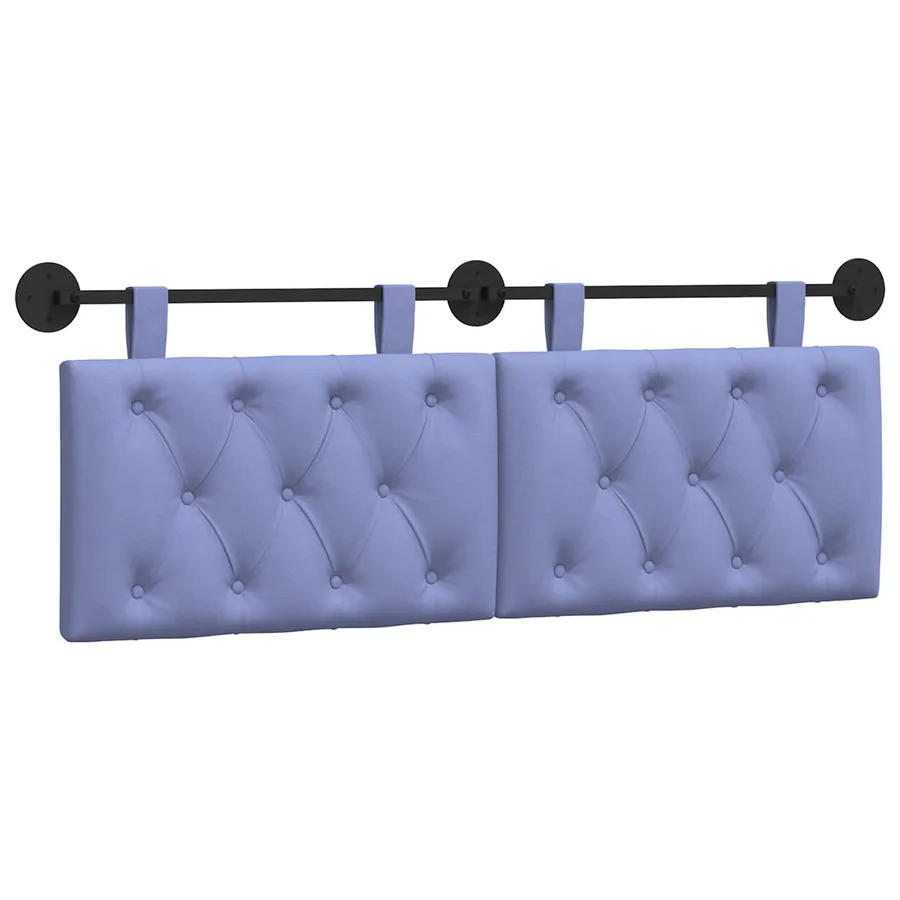 Tête de lit suspendue Bleu denim Tissu - 2