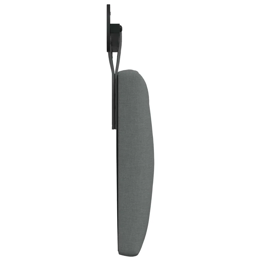 Tête de lit suspendue Gris foncé Tissu - 6