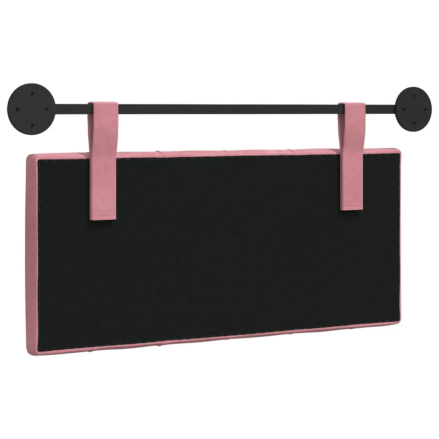 Tête de lit suspendue Avec lumière LED Rose Velours - 7
