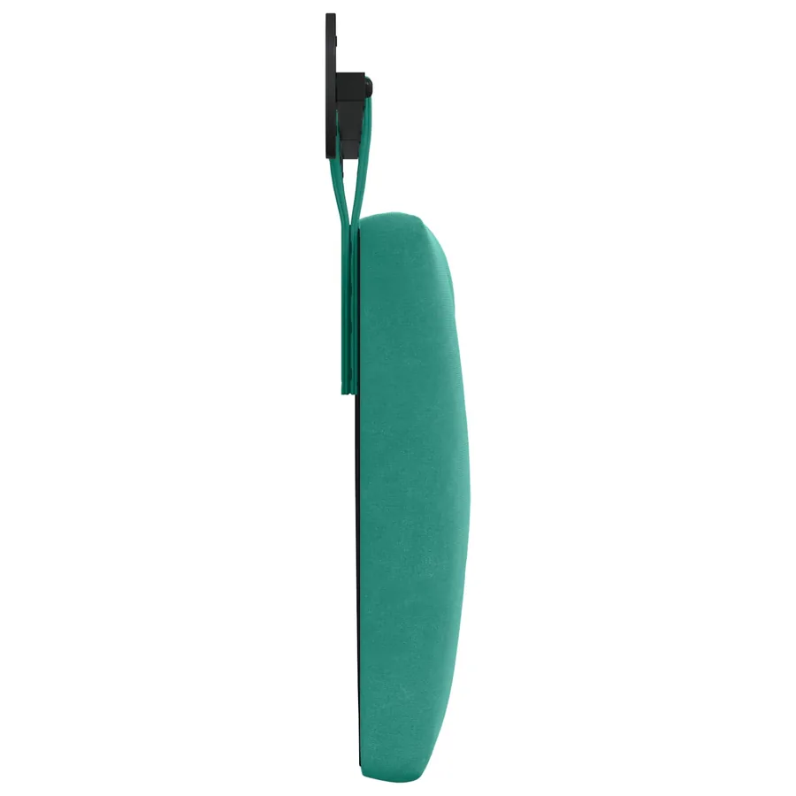Tête de lit suspendue Avec lumière LED Turquoise Velours - 6