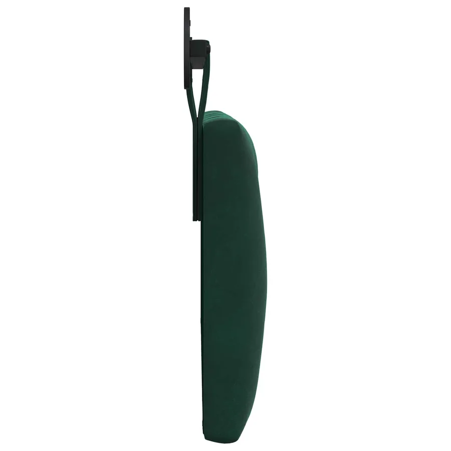Tête de lit suspendue Avec lumière LED Vert foncé Velours - 6