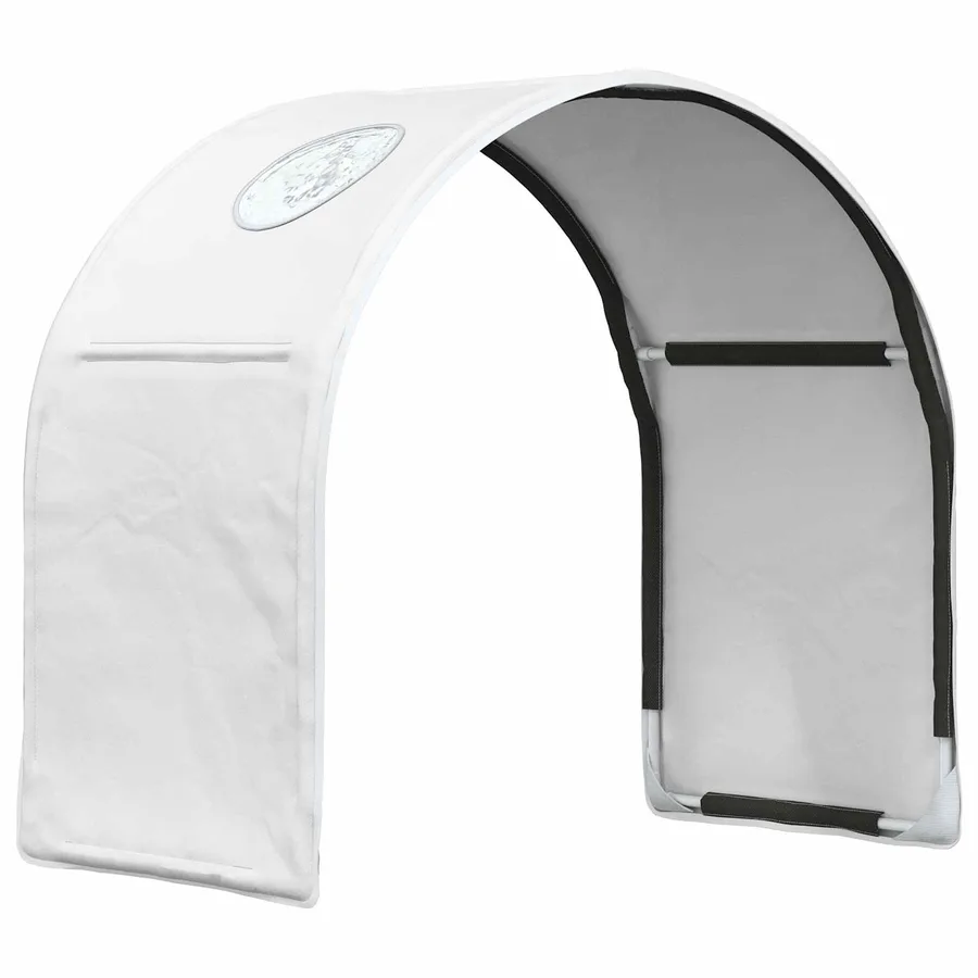 Tunnel de lit 2 pcs Blanc 211 x 52,5 x 2 cm Polyester - 2