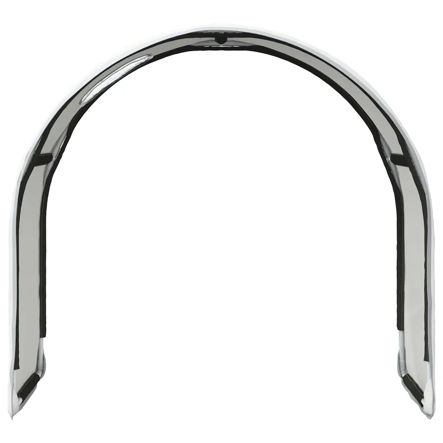 Tunnel de lit 2 pcs Blanc 211 x 52,5 x 2 cm Polyester - 6