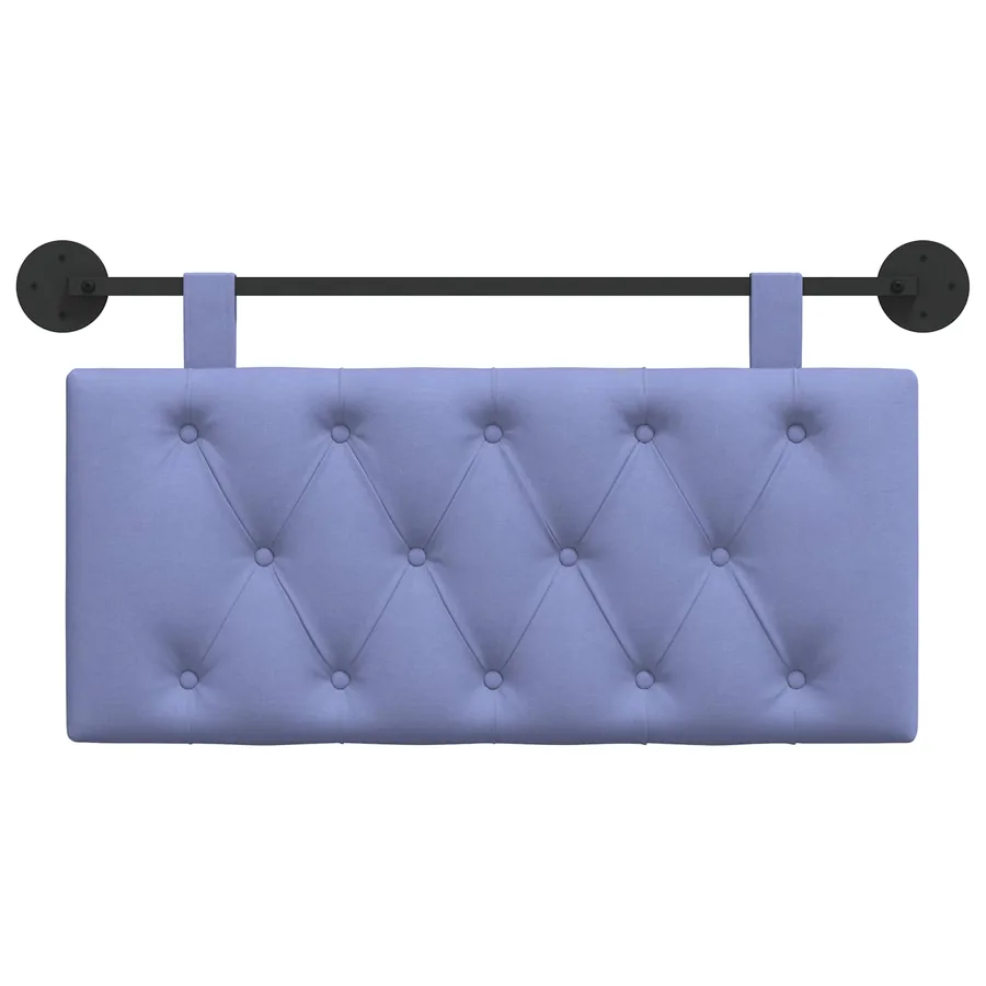 Tête de lit suspendue Bleu denim Tissu - 5