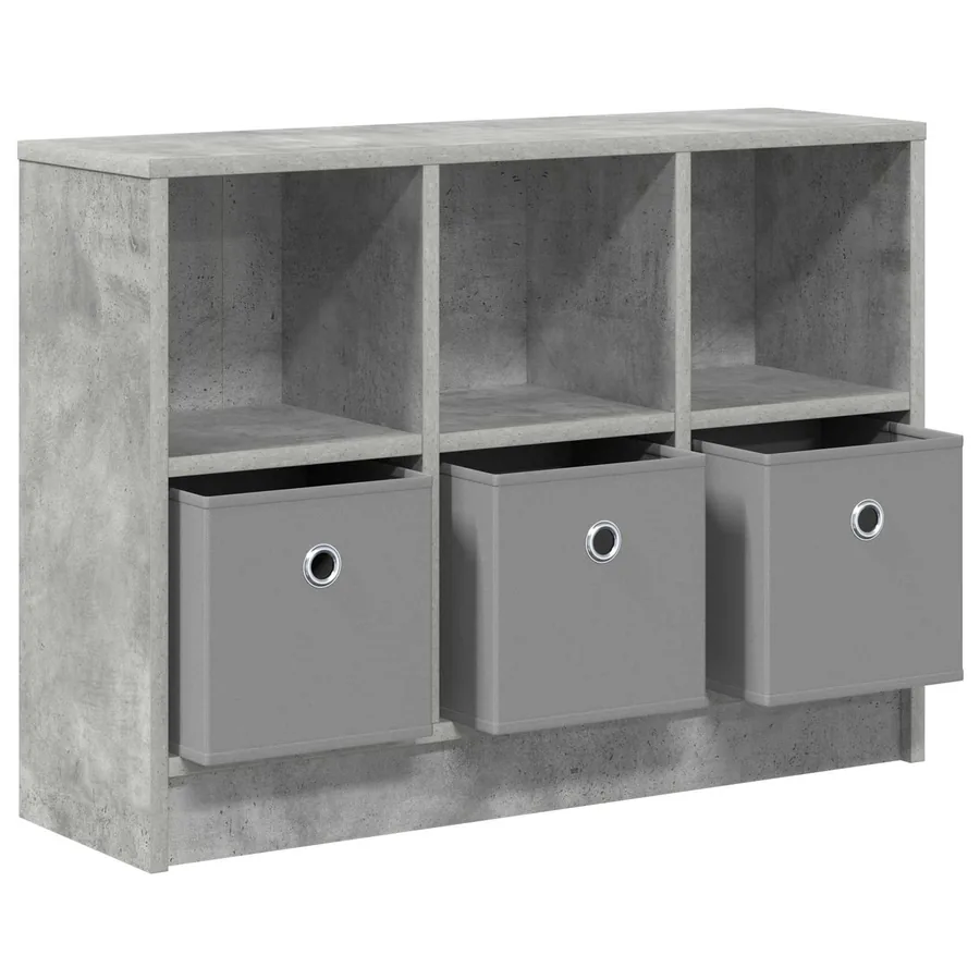Buffet avec tiroir Gris béton 73,5 x 22,5 x 53,5 cm - 5