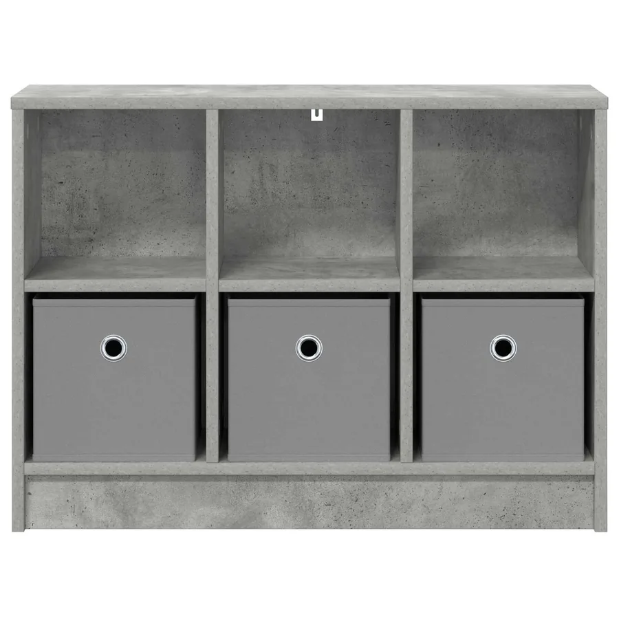 Buffet avec tiroir Gris béton 73,5 x 22,5 x 53,5 cm - 6