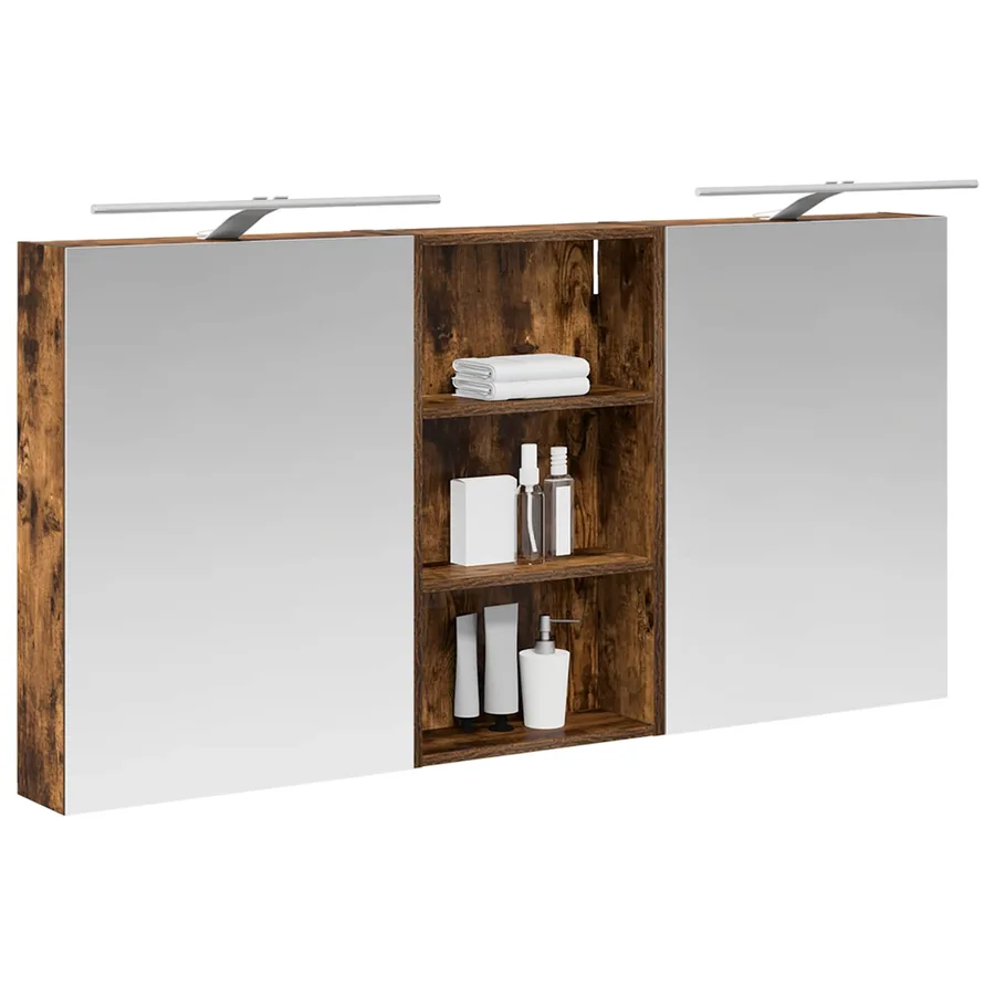 Ensemble de Meubles de Salle de Bain 3 pcs 140 x 14,5 x 70 cm - 3