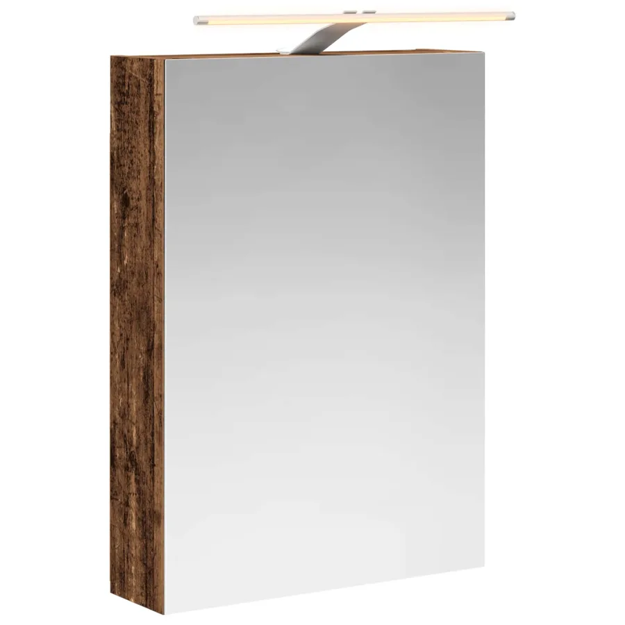 Armoire Miroir de Salle de Bain Bois ancien 50 x 14,5 x 70 cm - 2