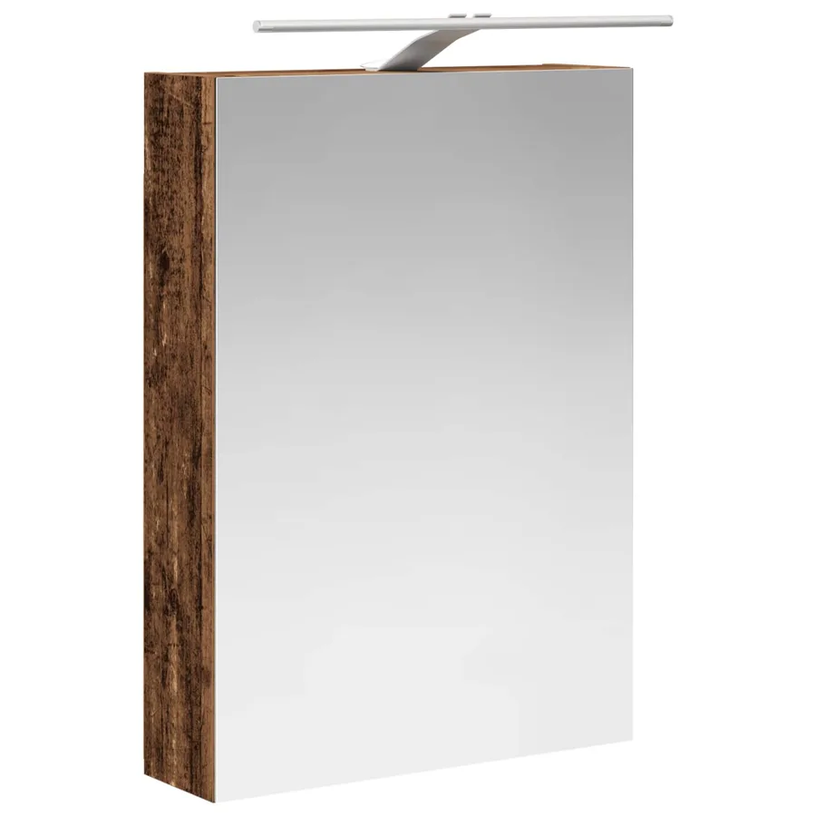 Armoire Miroir de Salle de Bain Bois ancien 50 x 14,5 x 70 cm - 5