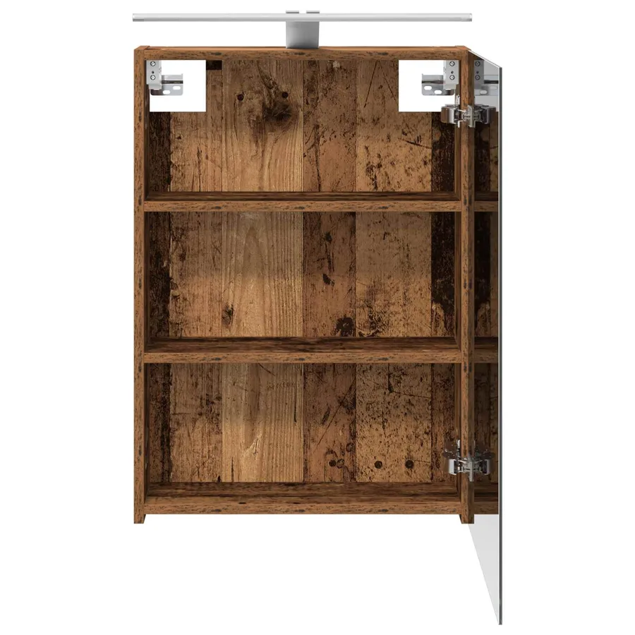 Armoire Miroir de Salle de Bain Bois ancien 50 x 14,5 x 70 cm - 7