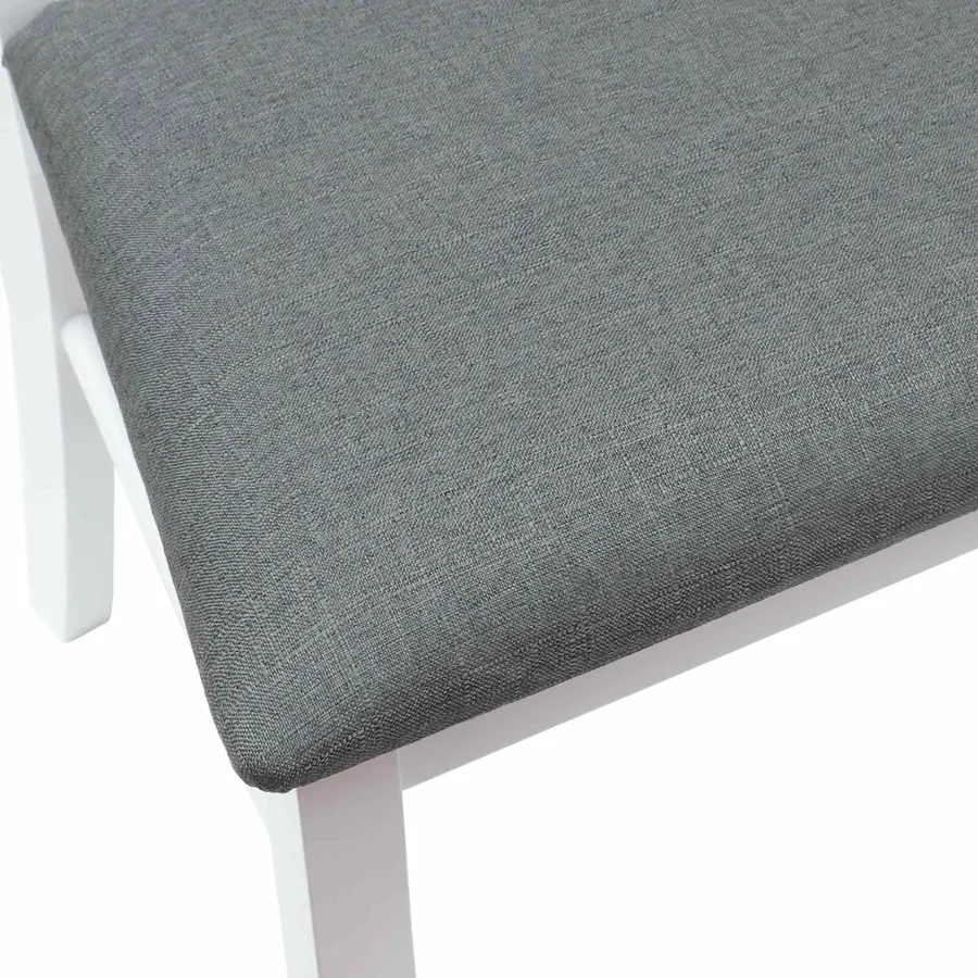 Chaises de salle à manger 2 pcs Blanc 50 x 52,5 x 91 cm - 9
