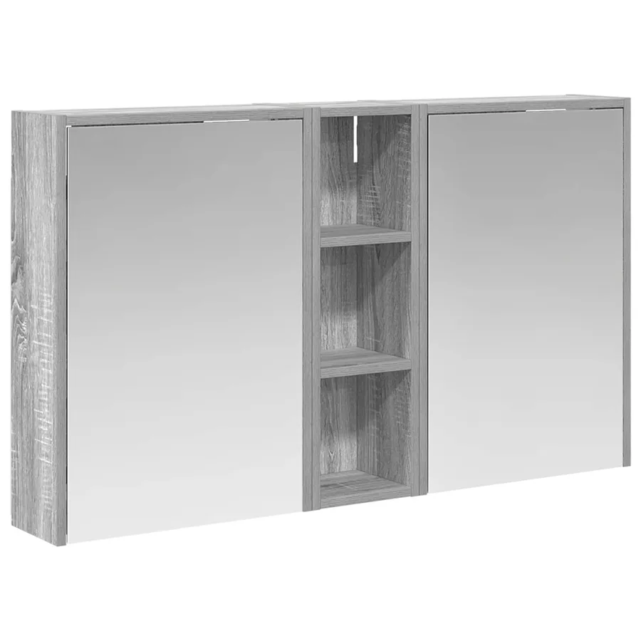 Ensemble de Meubles de Salle de Bain 3 pcs 106 x 16 x 62,5 cm - 2