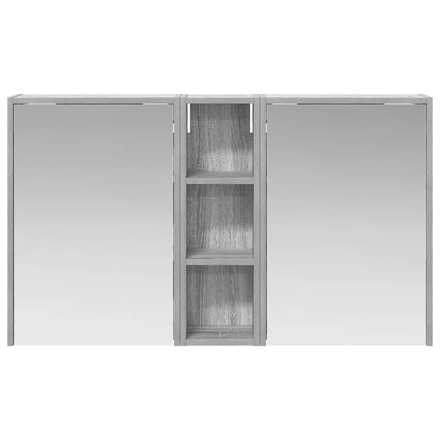 Ensemble de Meubles de Salle de Bain 3 pcs 106 x 16 x 62,5 cm - 6