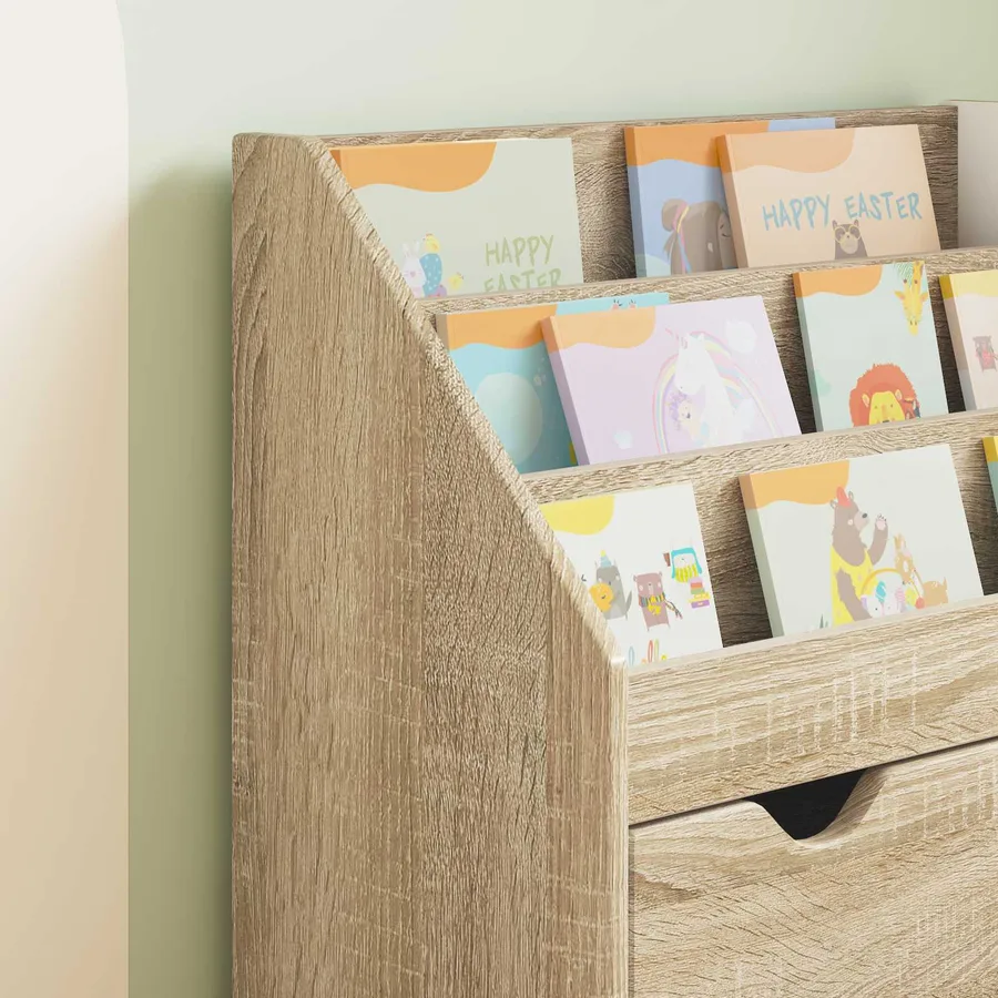 Bibliothèque pour enfants Chêne Sonoma 60 x 29,5 x 69 cm - 5