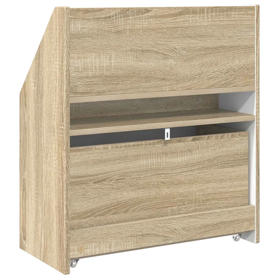 Bibliothèque pour enfants Chêne Sonoma 60 x 29,5 x 69 cm - 9