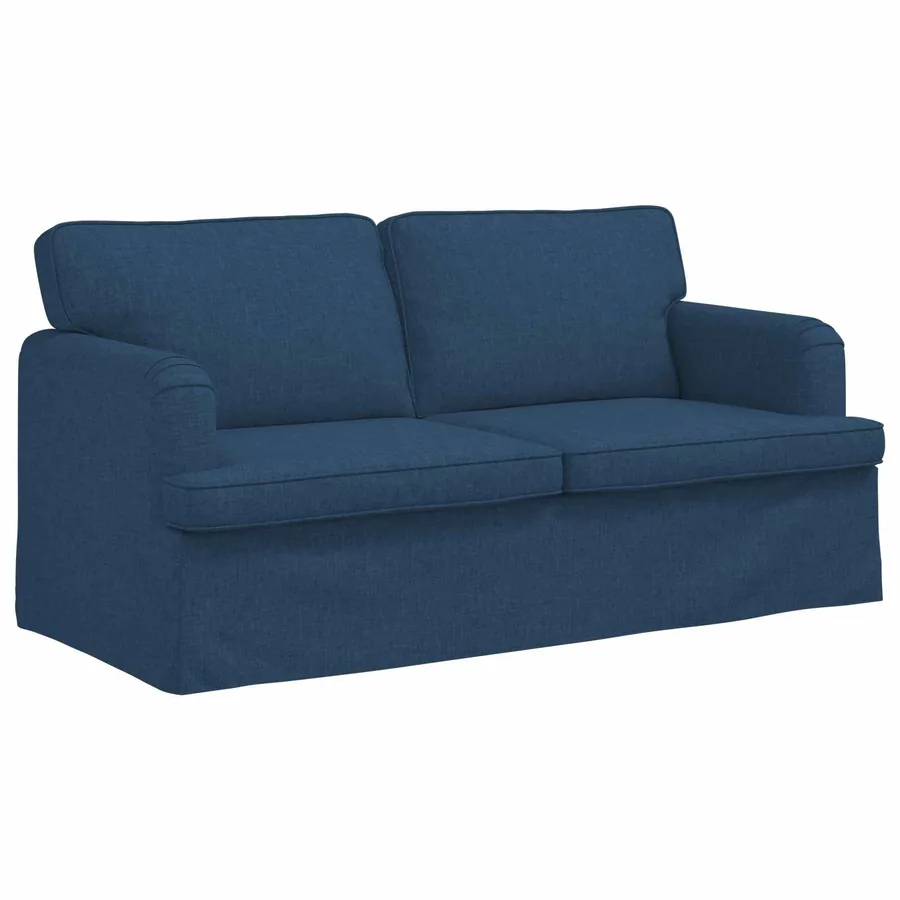 Canapé Bleu 162 x 80 x 85 cm tissu - 2