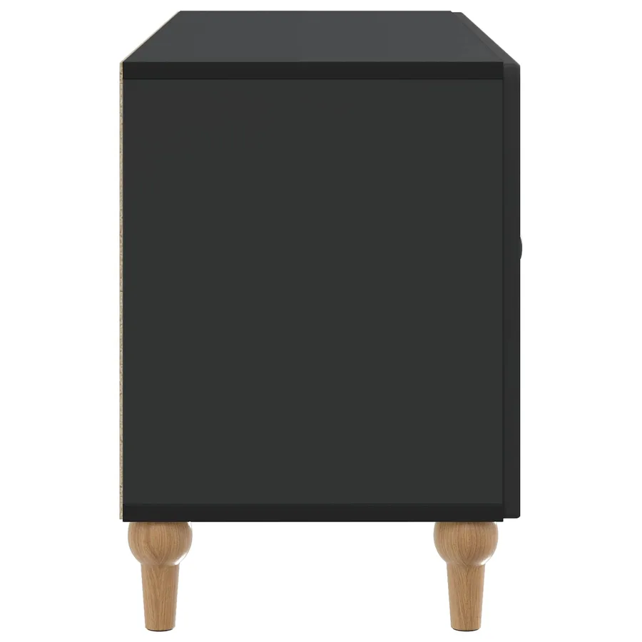Meuble TV Noir 99 x 34,5 x 50 cm Bois d'ingénierie - 7