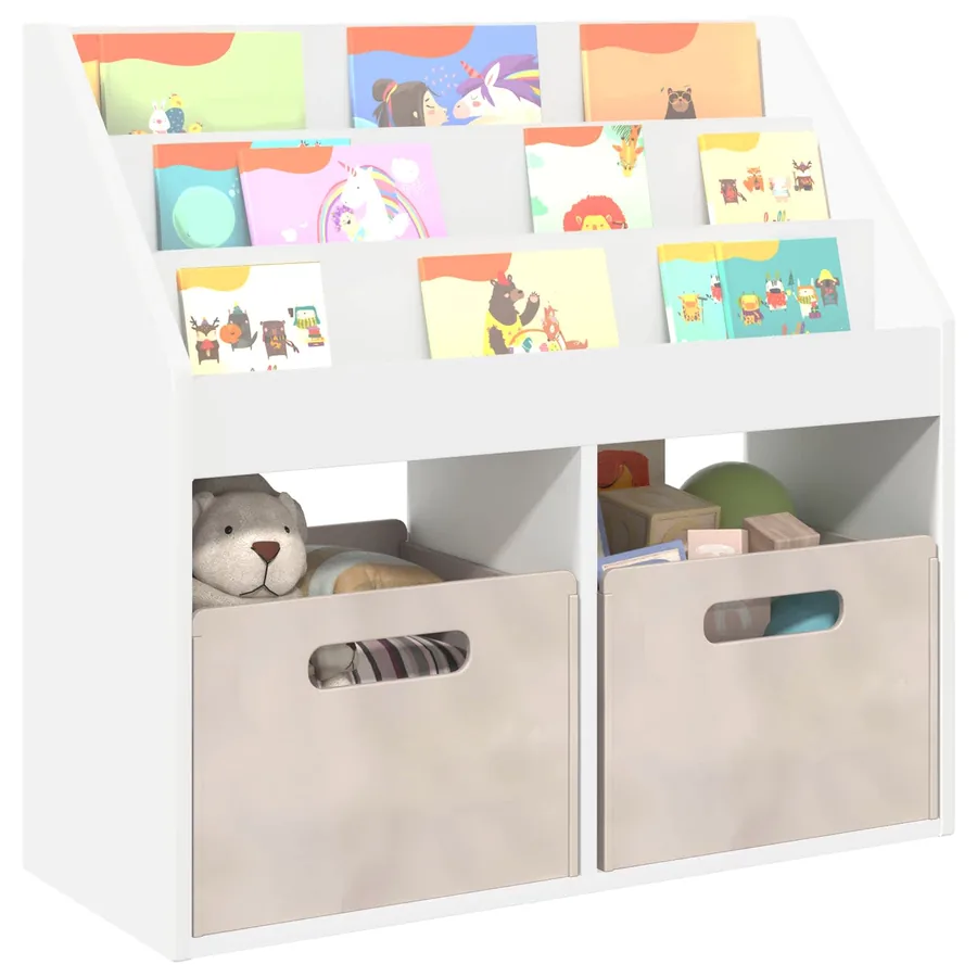 Bibliothèque pour enfants Blanc 72,5 x 29,5 x 69 cm - 3