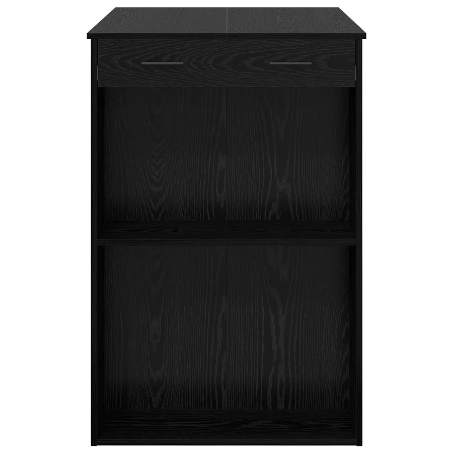 Table de bar Chêne noir 102 x 70 x 103,5 cm Bois d'ingénierie - 6