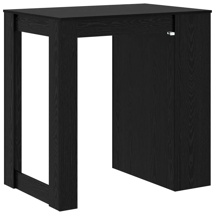 Table de bar Chêne noir 102 x 70 x 103,5 cm Bois d'ingénierie - 7