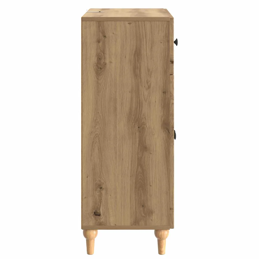 Buffet Chêne artisanal 66 x 34,5 x 90 cm Bois d'ingénierie - 7