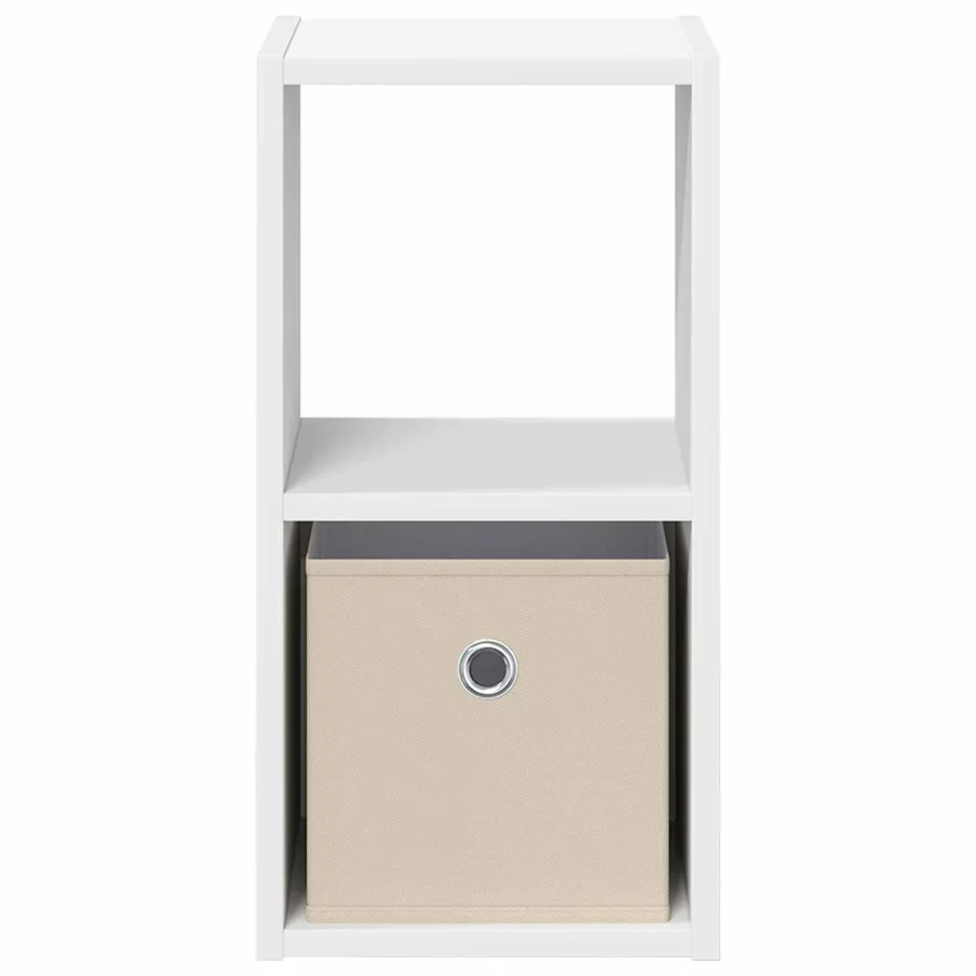 Table de chevet avec tiroir 2 pcs Blanc 25,5 x 22 x 49,5 cm - 6