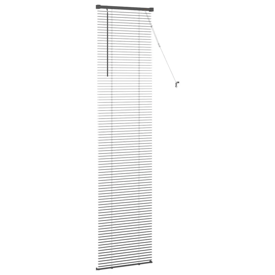 Store Vénitien Gris Argenté 213 x 40 cm 25 mm PVC - 5