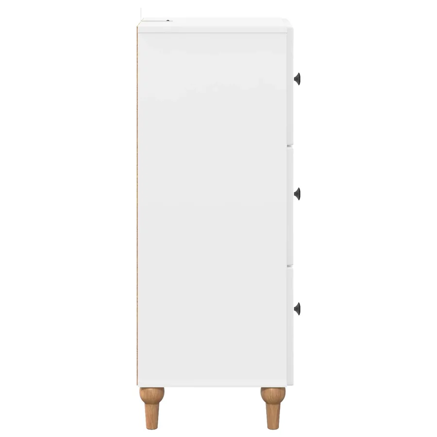 Armoire à tiroirs Blanc brillant 33 x 34,5 x 90 cm - 7