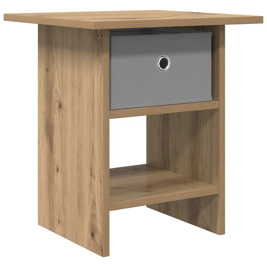 Table de chevet Chêne artisanal 41 x 40 x 45 cm - 2