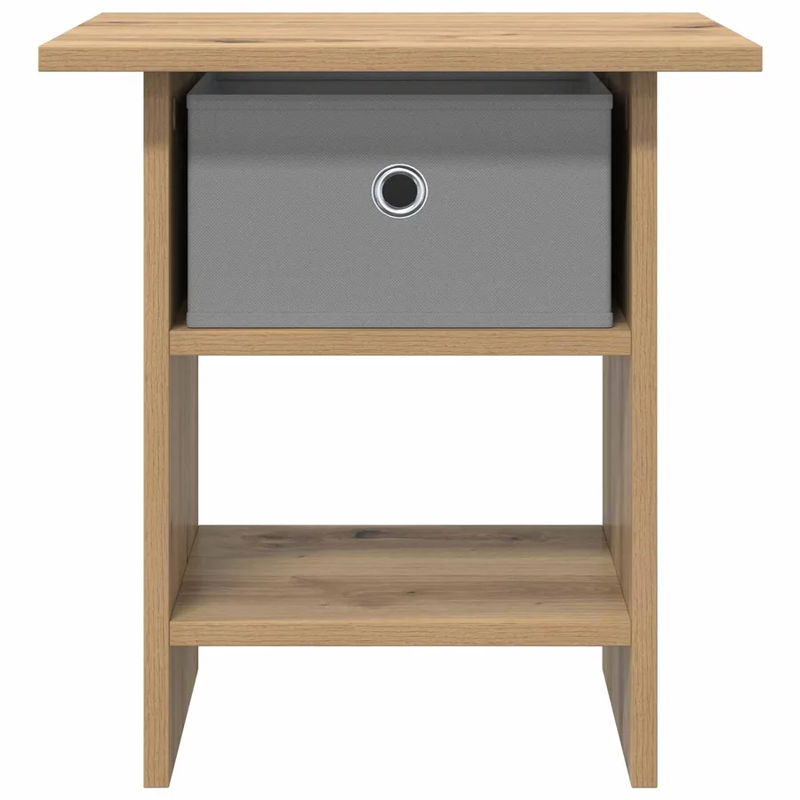 Table de chevet Chêne artisanal 41 x 40 x 45 cm - 6