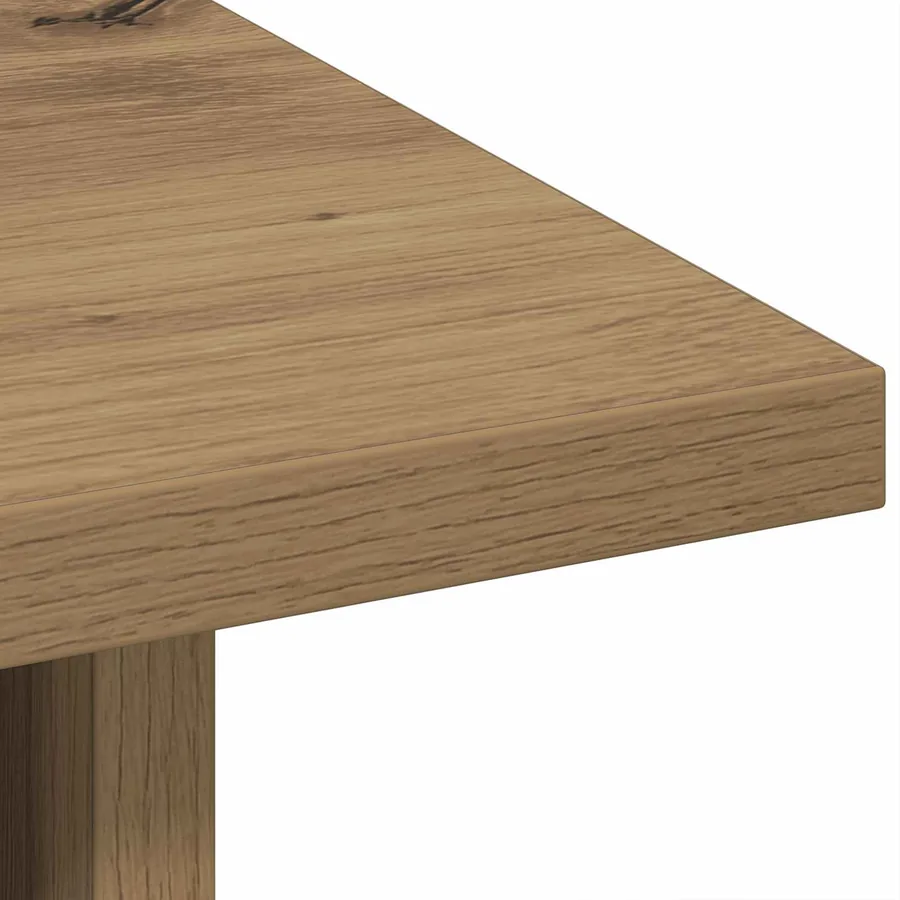 Table de chevet Chêne artisanal 41 x 40 x 45 cm - 9