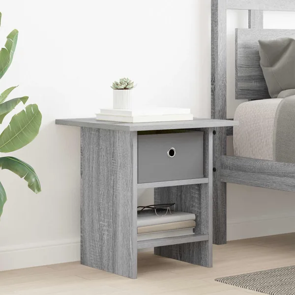 Table de chevet Gris Sonoma 41 x 40 x 45 cm Bois d'ingénierie