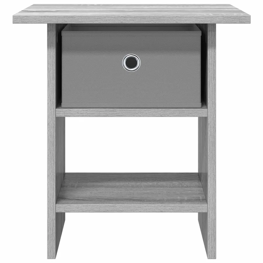 Table de chevet Gris Sonoma 41 x 40 x 45 cm Bois d'ingénierie - 6