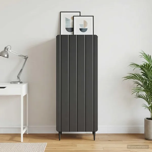 Buffet Noir 34,5 x 33 x 92 cm Bois d'ingénierie