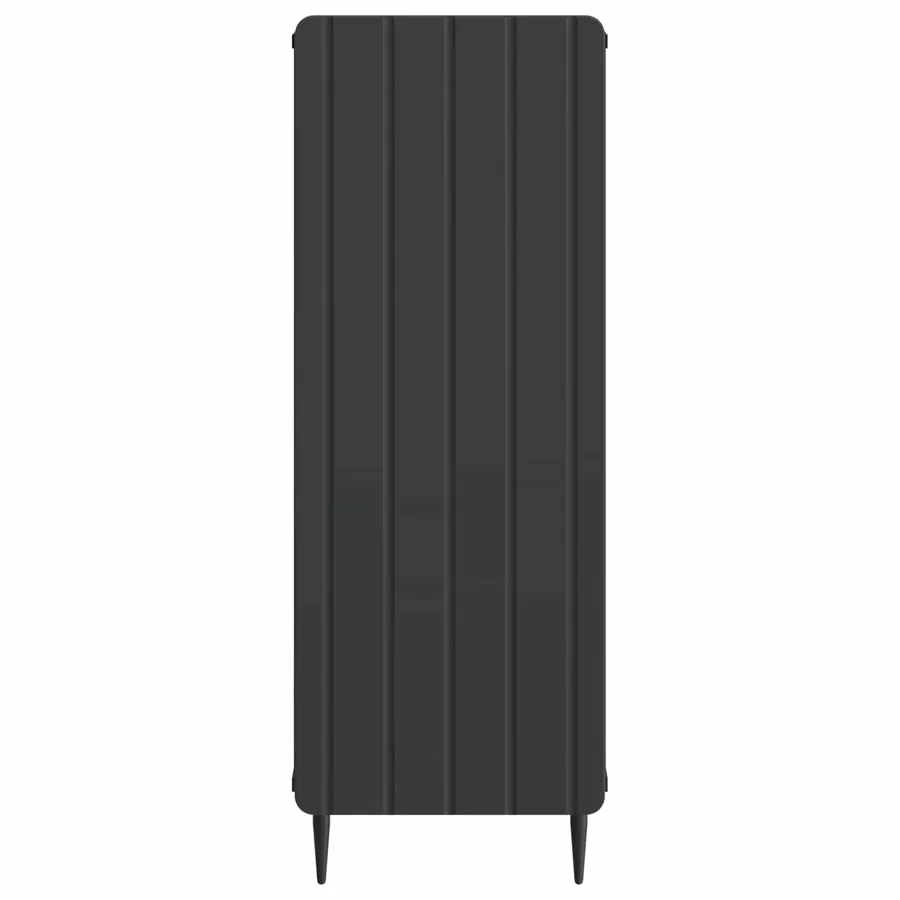 Buffet Noir 34,5 x 33 x 92 cm Bois d'ingénierie - 6